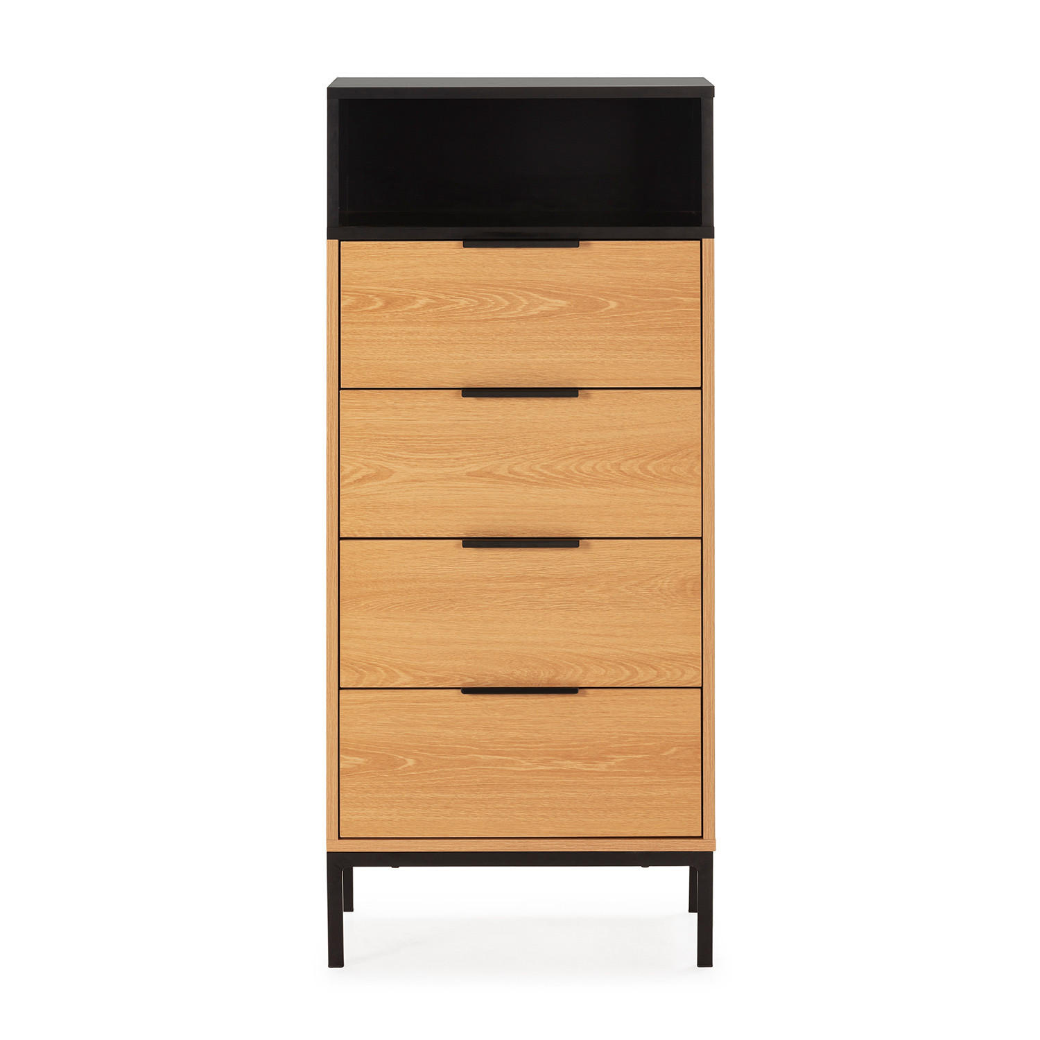 KOMMODE 50/115/40 Nieve Eichenfarbe - Honigeiche, Holzwerkstoff (50/115/40cm) - VS Venta-stock