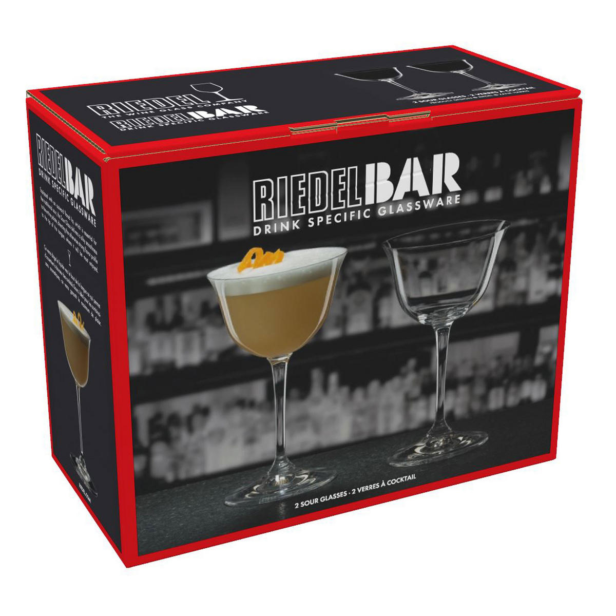 COCKTAILGLAS Drink Specific Glassware Sour, 2er Set, Hochwertiges Glas, 217 ml - Transparent, Glas (0.21L) - Riedel