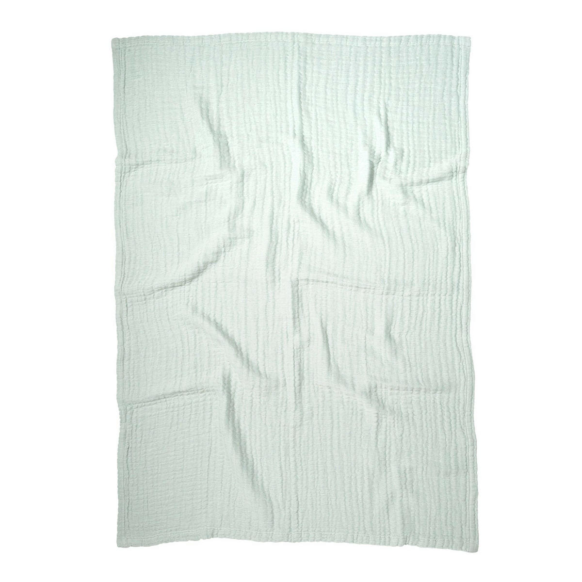 MUSSELINDECKE Mint Large - Mintgrün, Textil (90/120cm) - nordic coast company