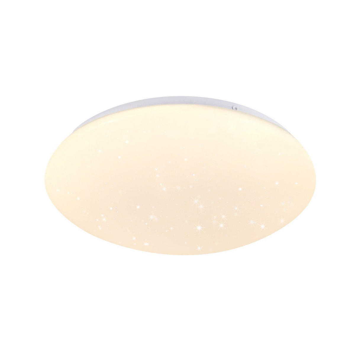 DECKENLEUCHTE LED Wohnzimmer Ø16.7CM - Weiß, Kunststoff (16/16/6.7cm) - ZMH