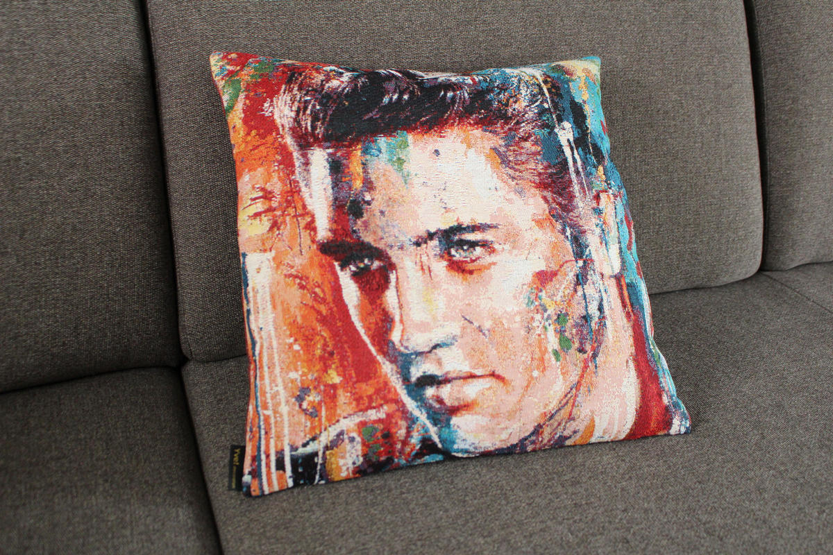 KISSENHÜLLE STARS - Multicolor, Textil (45/45cm) - Yve! decoration