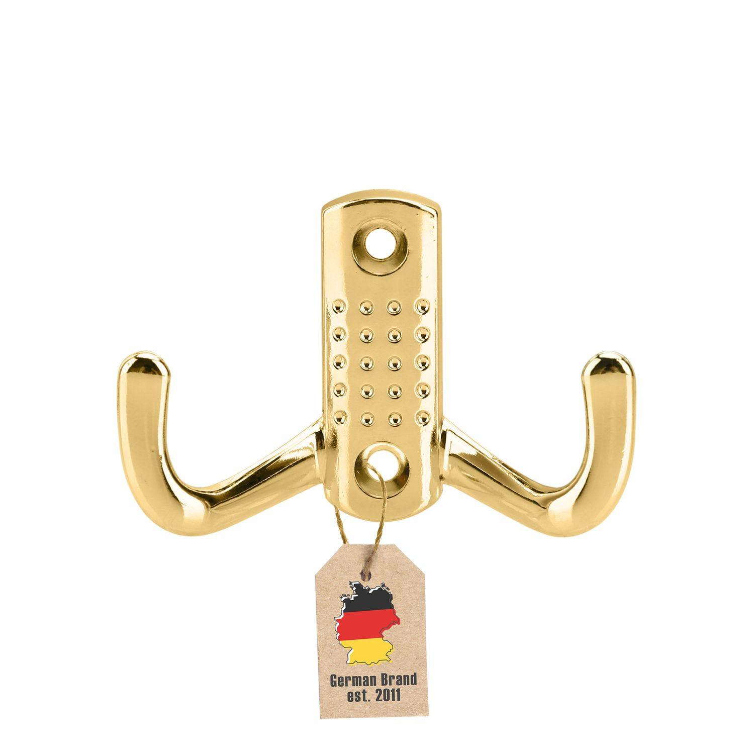 KLEIDERHAKEN 7 / 4.7 cm - Goldfarben, Metall (1.69/4.7/7cm) - Intirilife