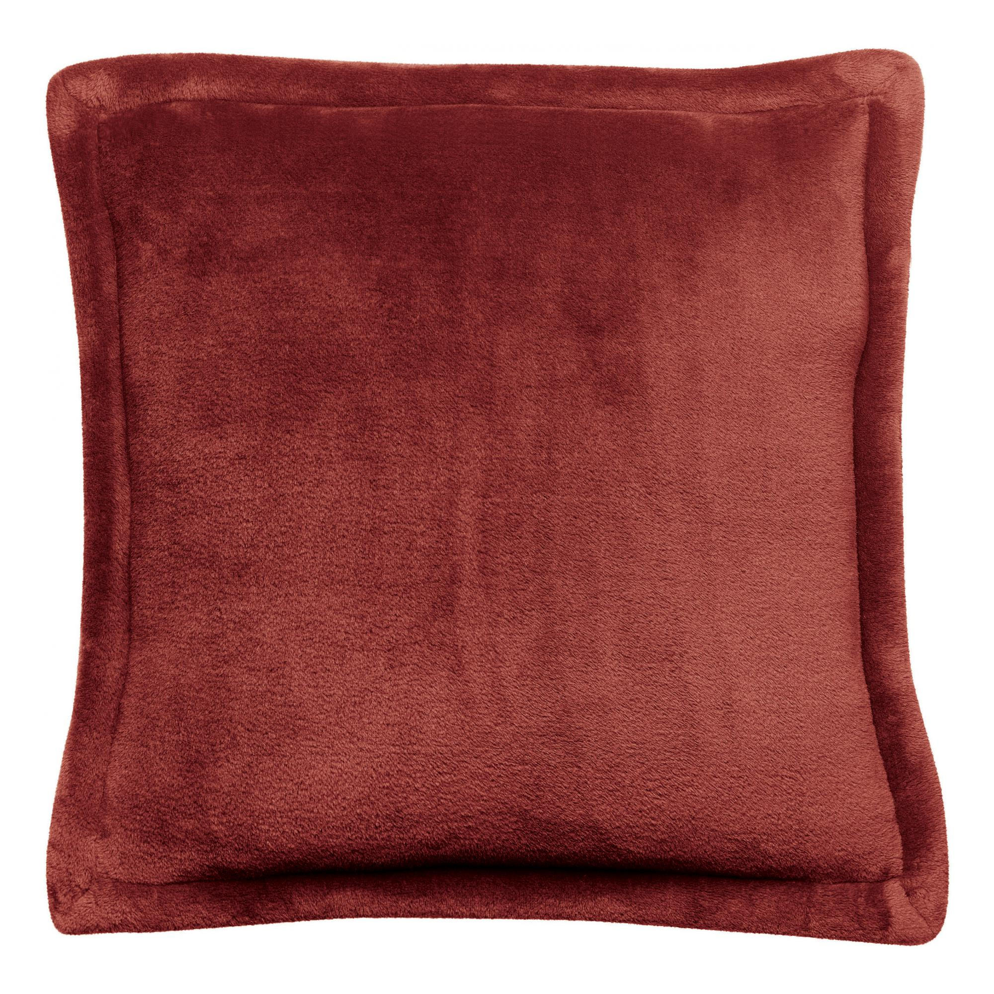 KISSEN Tender geranie 50 x 50 cm - Rostfarben, Textil (50/50cm) - Vivaraise
