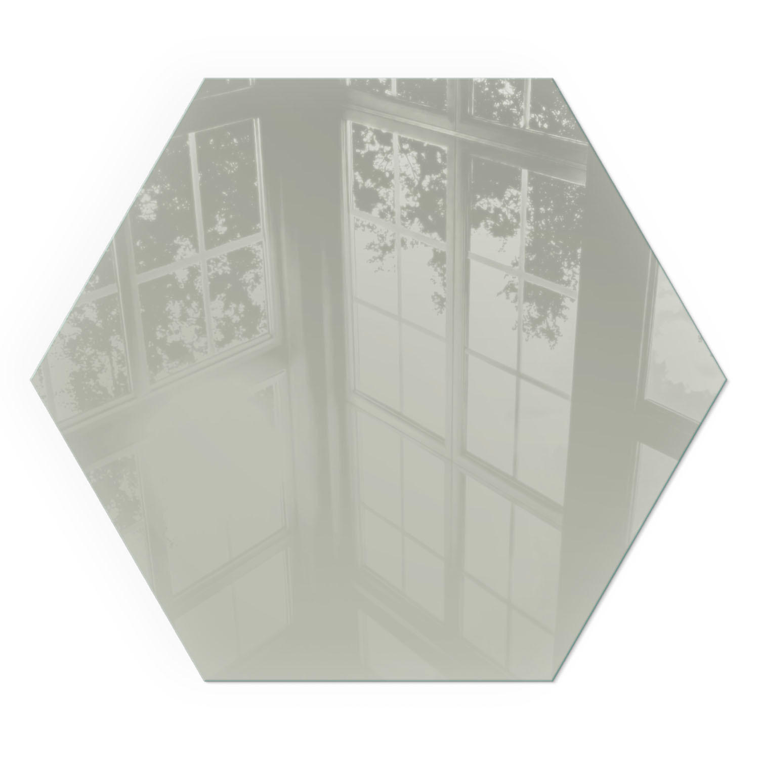 GLASPLATTE für Kamin h40 cm - Grün, Glas (40/40/0.4cm) - TULUP