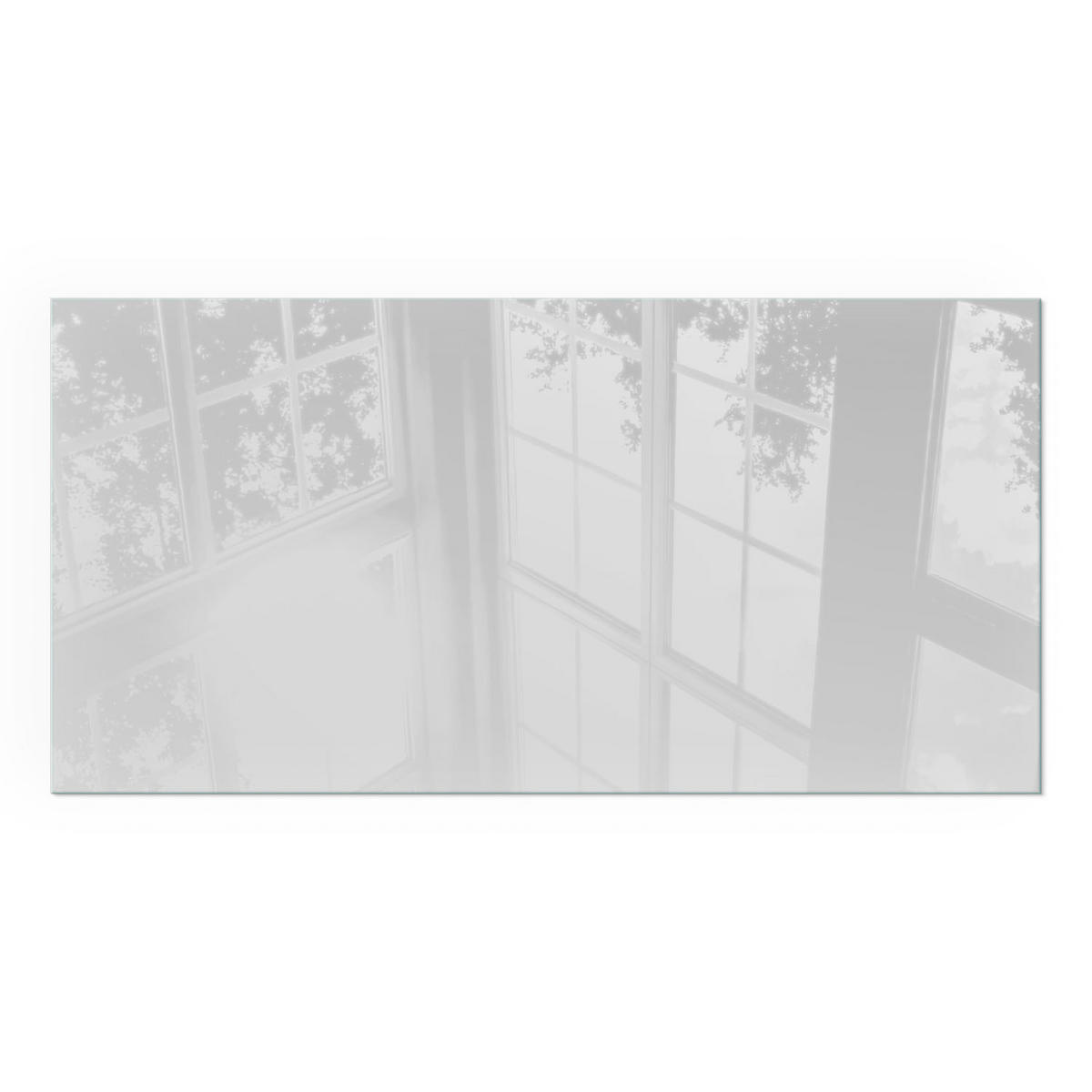 GLASPLATTE für Kamin 120x60 cm - Grau, Glas (120/60/0.4cm) - TULUP