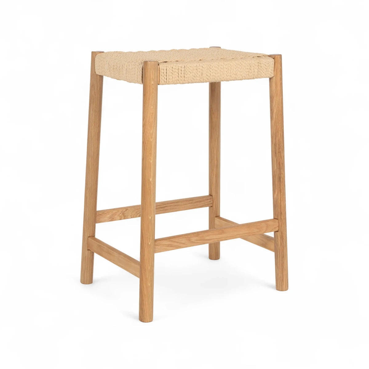 BARHOCKER 1 Stück in Kunstleder Wildeiche - Honigeiche/Eichefarben, Holz/Papier (44/66/37cm) - Furnhouse
