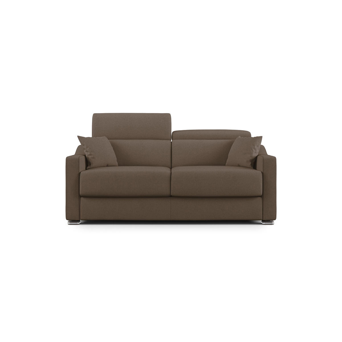 SCHLAFSOFA Amber - Braun, Textil (191/100/98cm) - Divani.store