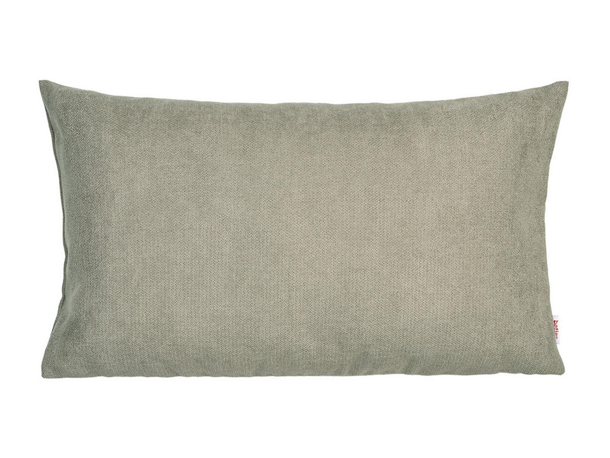 KISSENHÜLLE FarbTon Chenille-Haptik greig-taupe 50/30 cm - Taupe, Textil (30/50cm) - beties Heimtextil