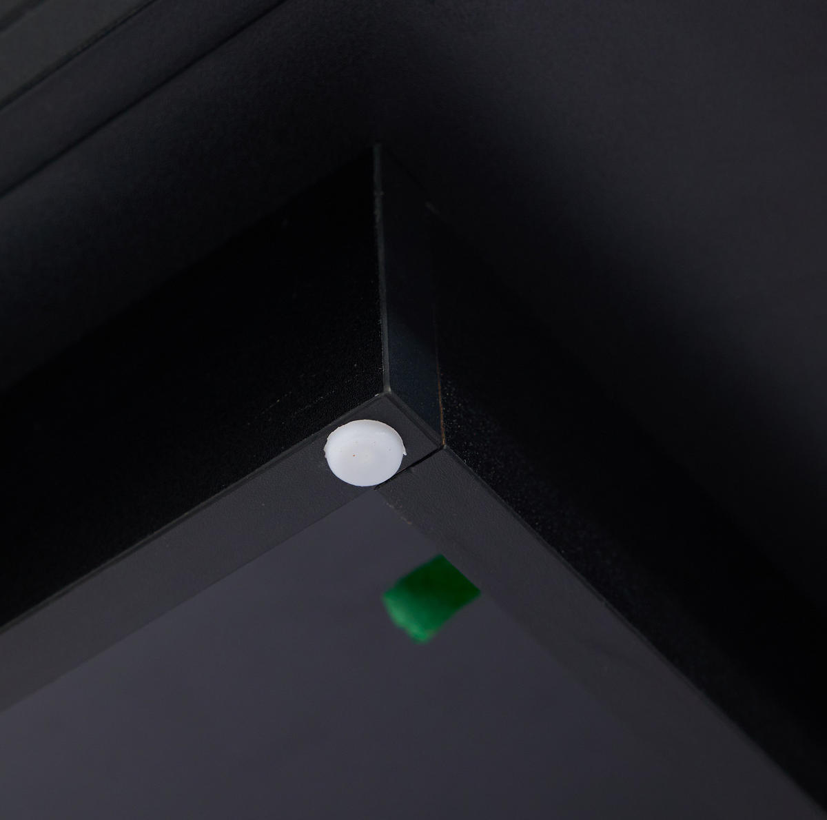 LED-COUCHTISCH aus Acryl 100x50x42 cm Schwarz mit App-Steuerung, Schubladen und Stauraum - Schwarz, Holzwerkstoff (100/50/42.5cm) - IVMEU
