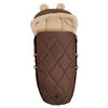 KINDERWAGENFUSSSACK XL EARS WOOL, caribou - Braun, Naturmaterialien (43/93cm) - Kaiserbaby