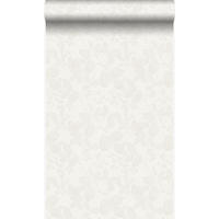 TAPETE Blätter 53 cm x 10.05 m - Weiß, Papier (53/1000cm) - Origin Wallcoverings