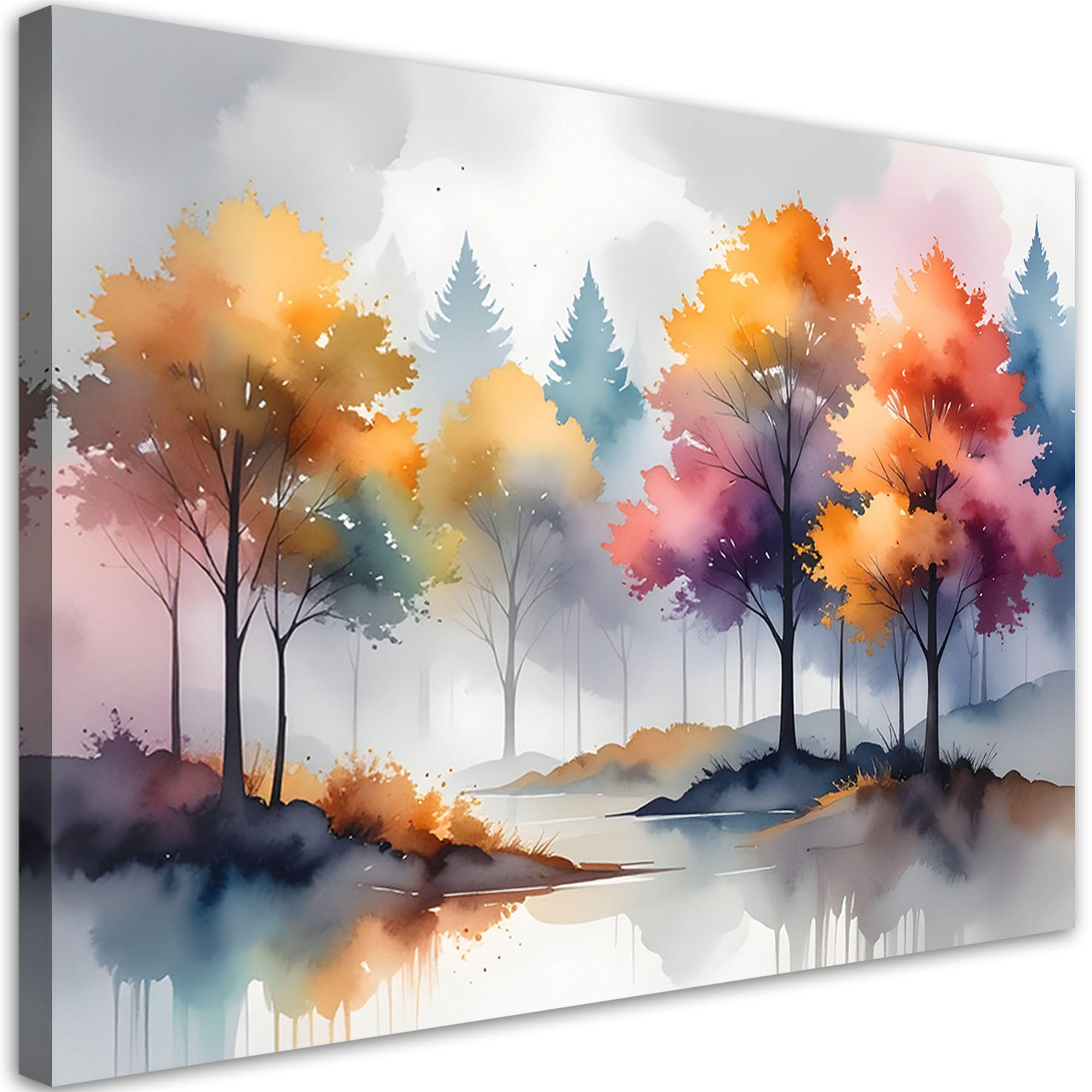 Feeby Wandbild, Mehrfarbig 120x80 cm