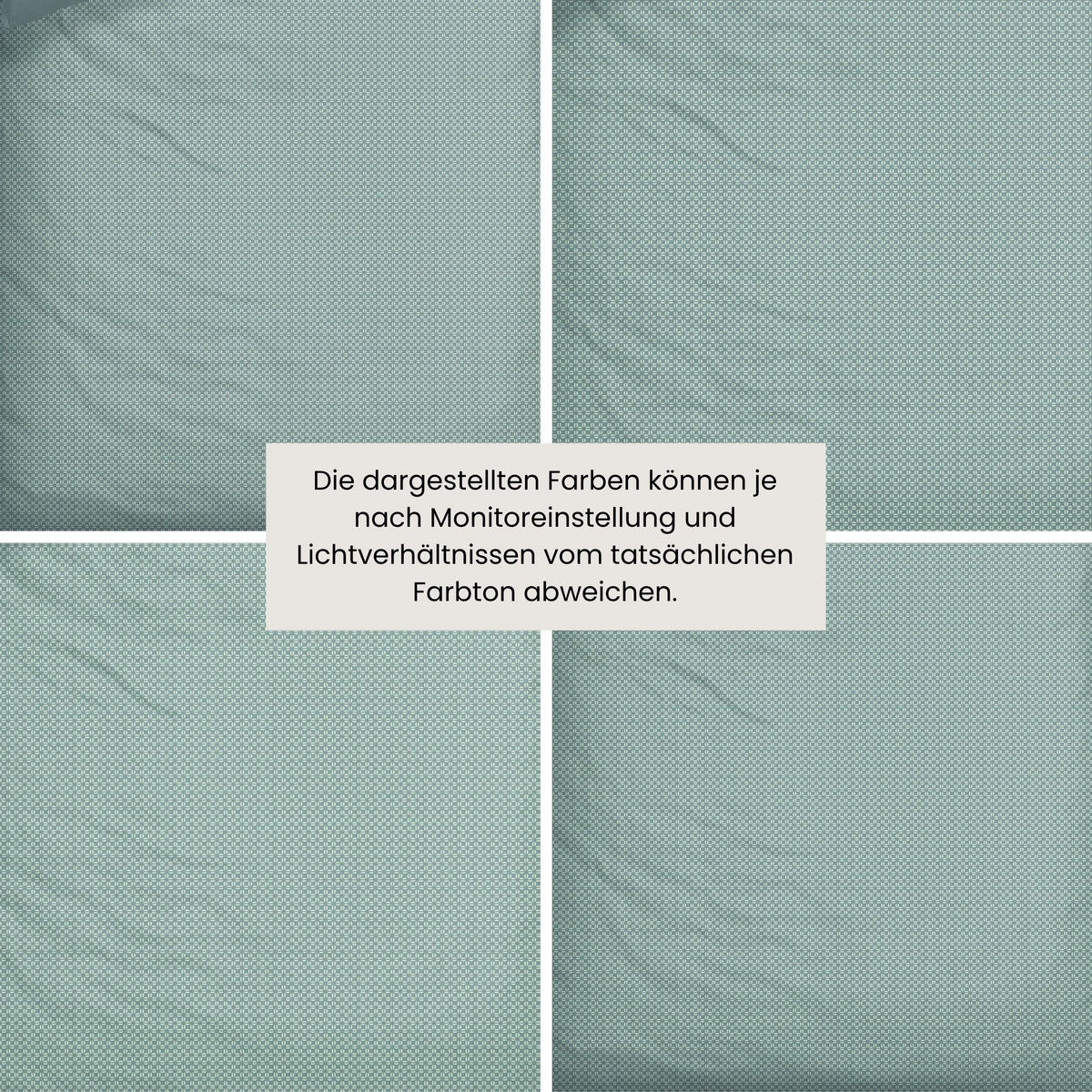 BETTWÄSCHESET Lucy - Feinbiber - 2-teilig - 155x220 cm - Petrol - Petrol, Textil (155/220cm) - SCHIESSER