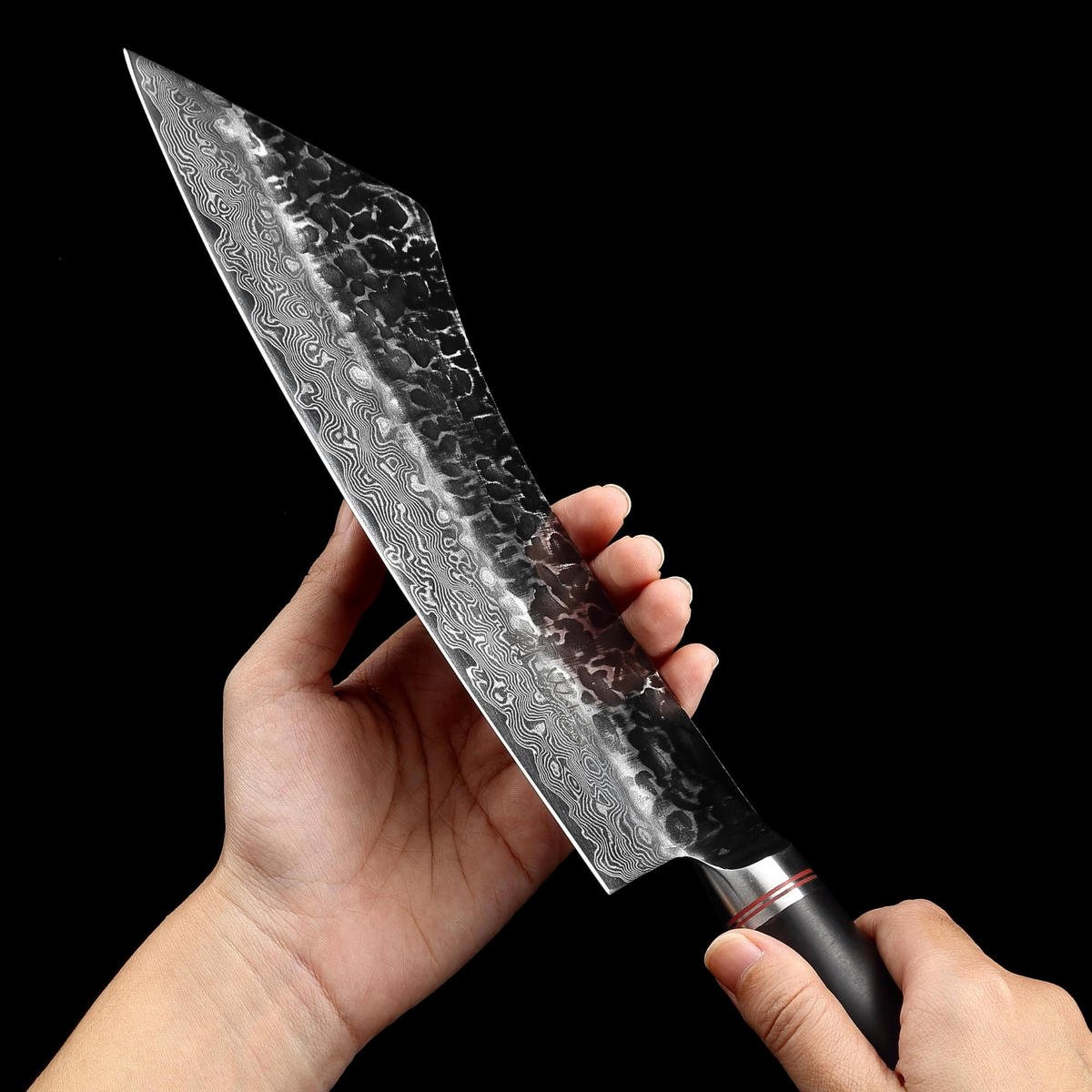 BLOCKMESSER 22,5 cm - Schwarz, Holz/Metall (37cm) - Wakoli