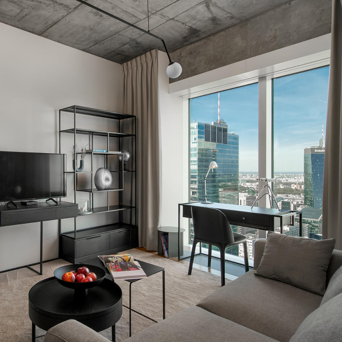 SCHREIBTISCH/KONSOLENTISCH in Loft Stil mit Schubladen aus Holz und Metall BRAN - Eichefarben, Holz (50/120/75cm) - Rawood Furniture