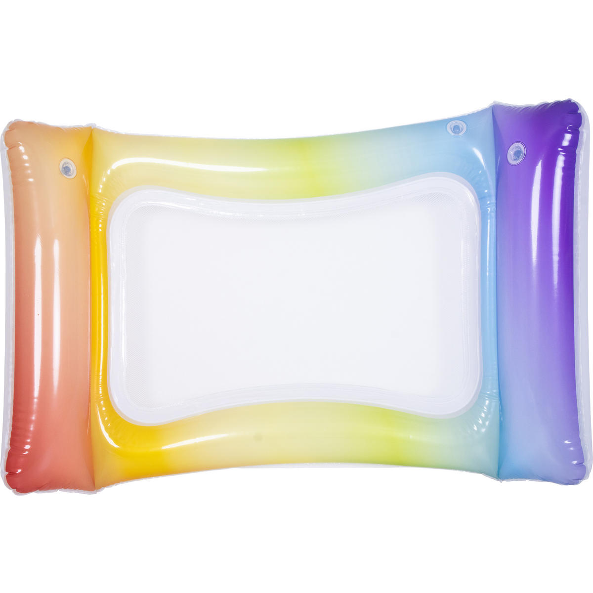 LUFTMATRATZE Jelly 117 x 76 x 15 cm mit Netzfläche Farbverlauf - Multicolor, Kunststoff (117/76/15cm) - Avenli