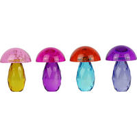 BRIEFBESCHWERER Glückpilz 4er-Set bunt - Multicolor, Glas (6/8.5/6cm) - FURNARO