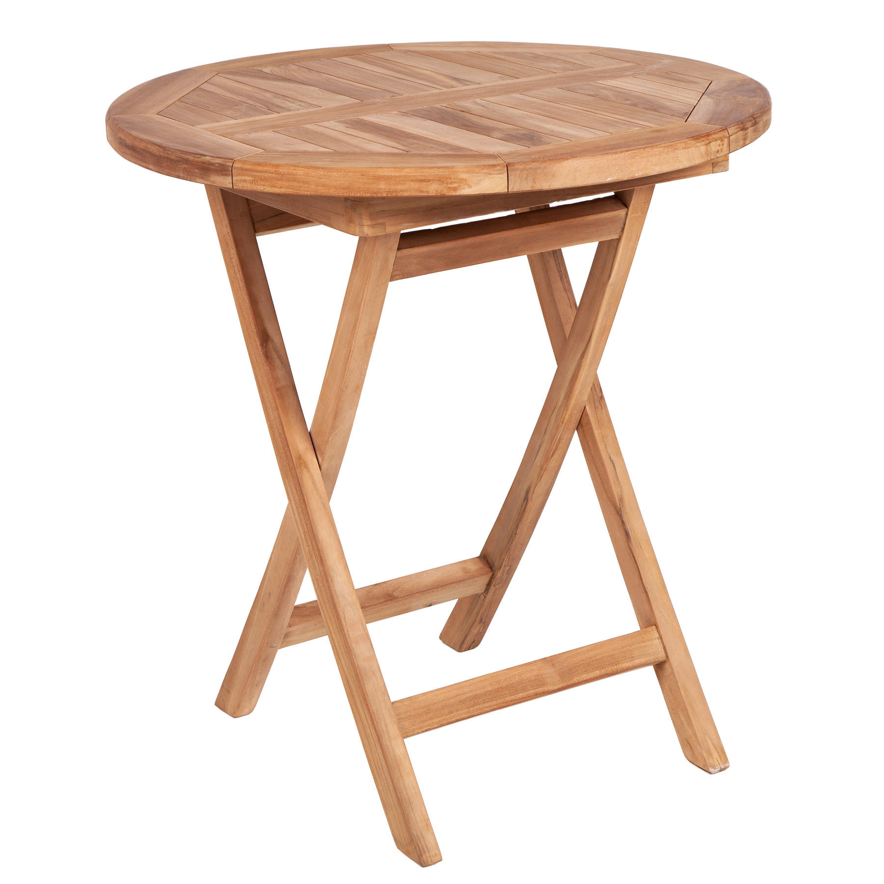 GARTENTISCH EMPIRE TEAK Teakholz rund Natur 70 cm - Braun, Holz (70/70/75cm) - riess-ambiente