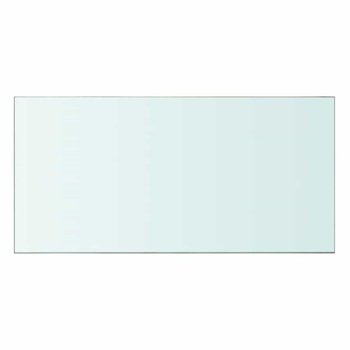 WANDBOARD, 60/30 cm, aus Glas, Transparent - Transparent, Glas (60/0.8/30cm) - vidaXL