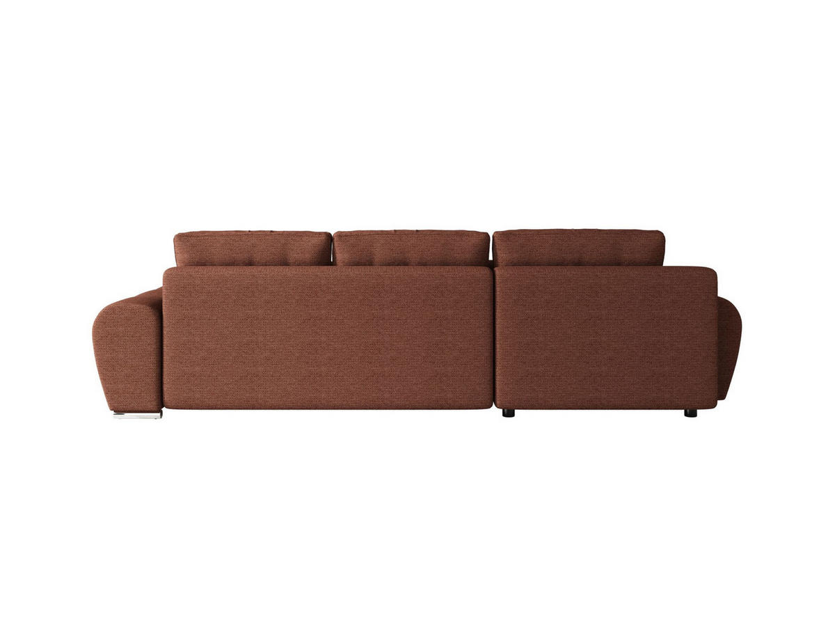 ECKSOFA BEGA L Links ARAGON 59 mit Schlaffunktion - Hellbraun, Textil (289/185cm) - Bedante