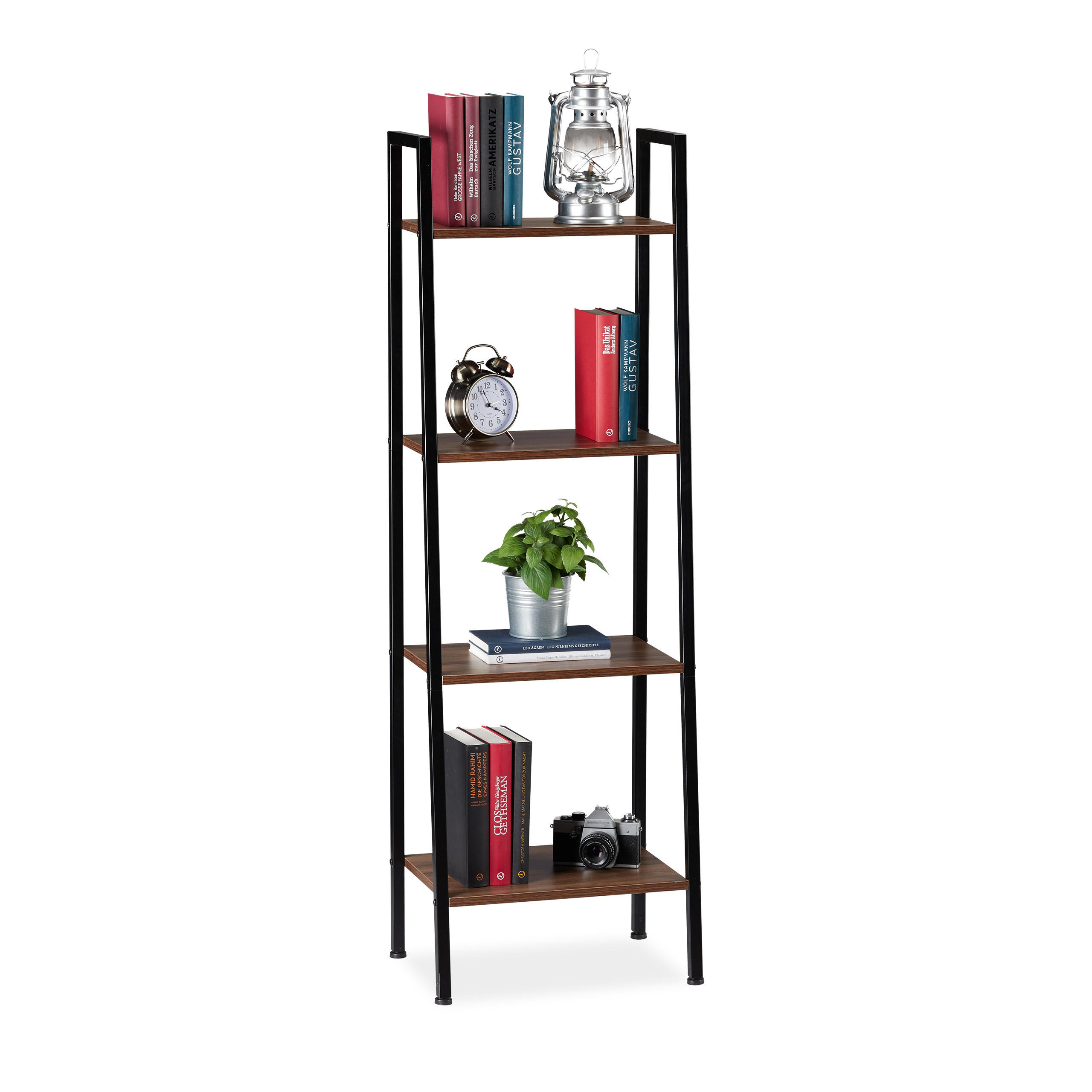 STOJALO - večbarvno, kovina/leseni material (44/136/31.5cm) - Relaxdays