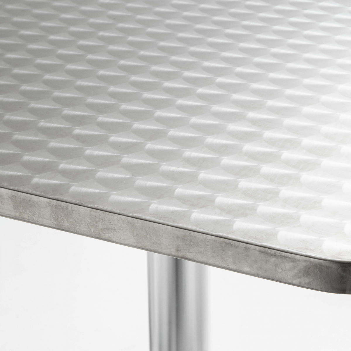 GARTENTISCH klappbar, Grau - Grau, Metall (70/70/110cm) - Oviala