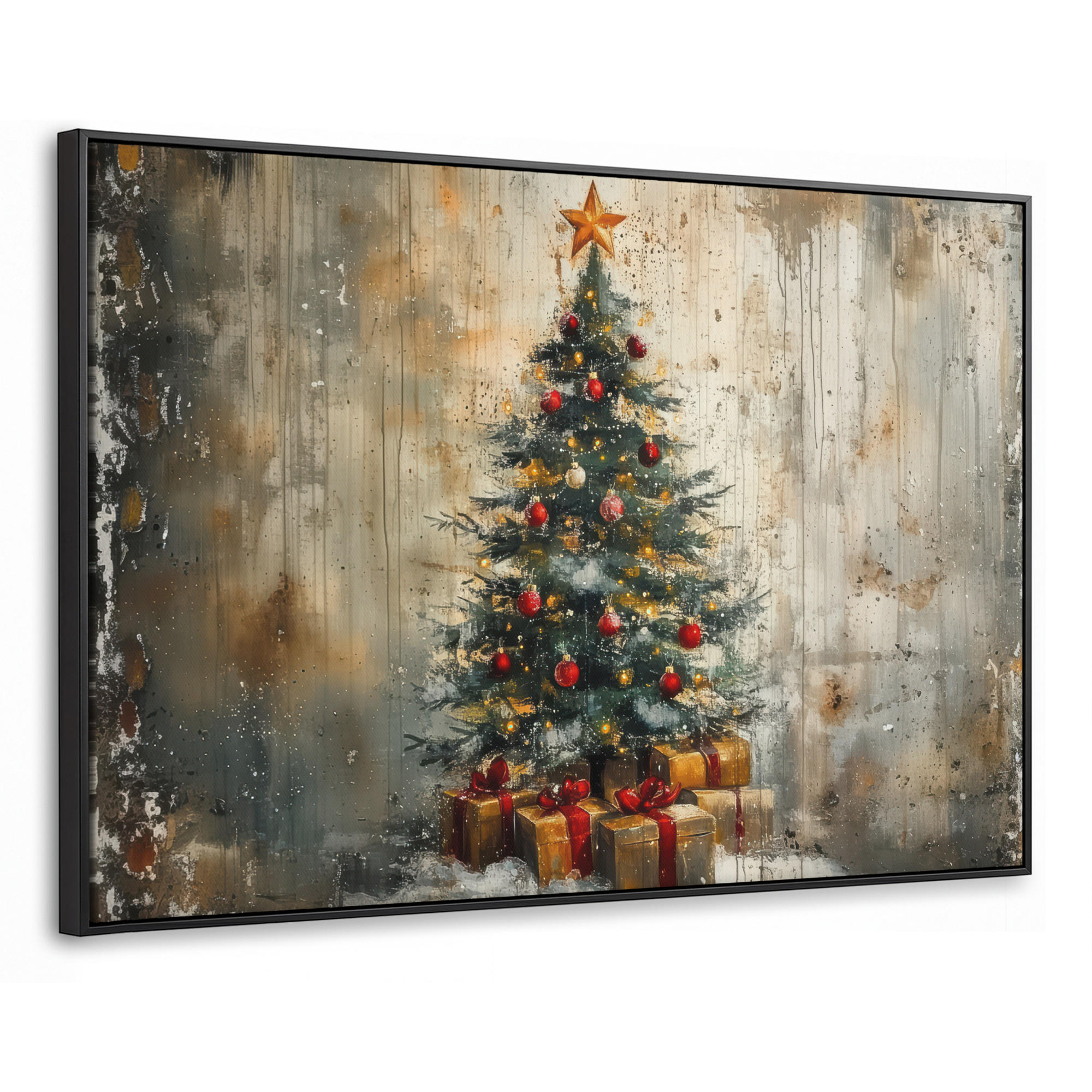 MuchoWow Leinwand Rost 140x90 cm