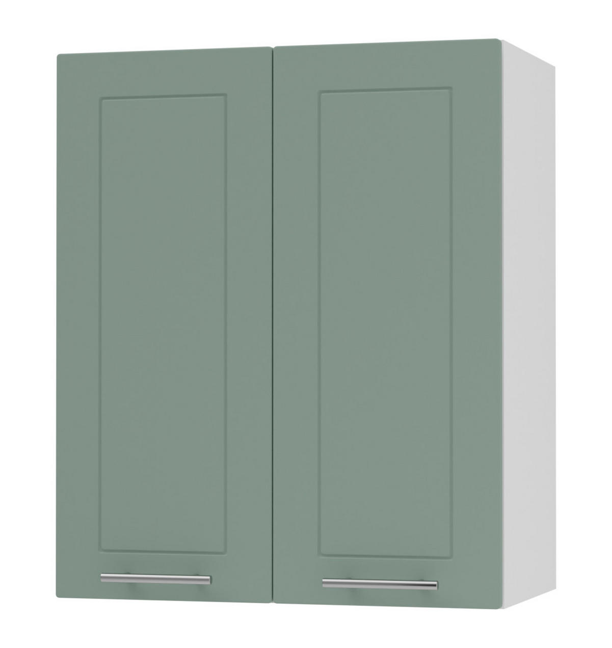 KÜCHENHÄNGESCHRANK Kvantum W3/60 Mint Matt / Weiß Matt 60 / 32,5 / 72cm - Weiß/Mintgrün, Holz/Holzwerkstoff (60/72/32.5cm) - Feldmann-Wohnen