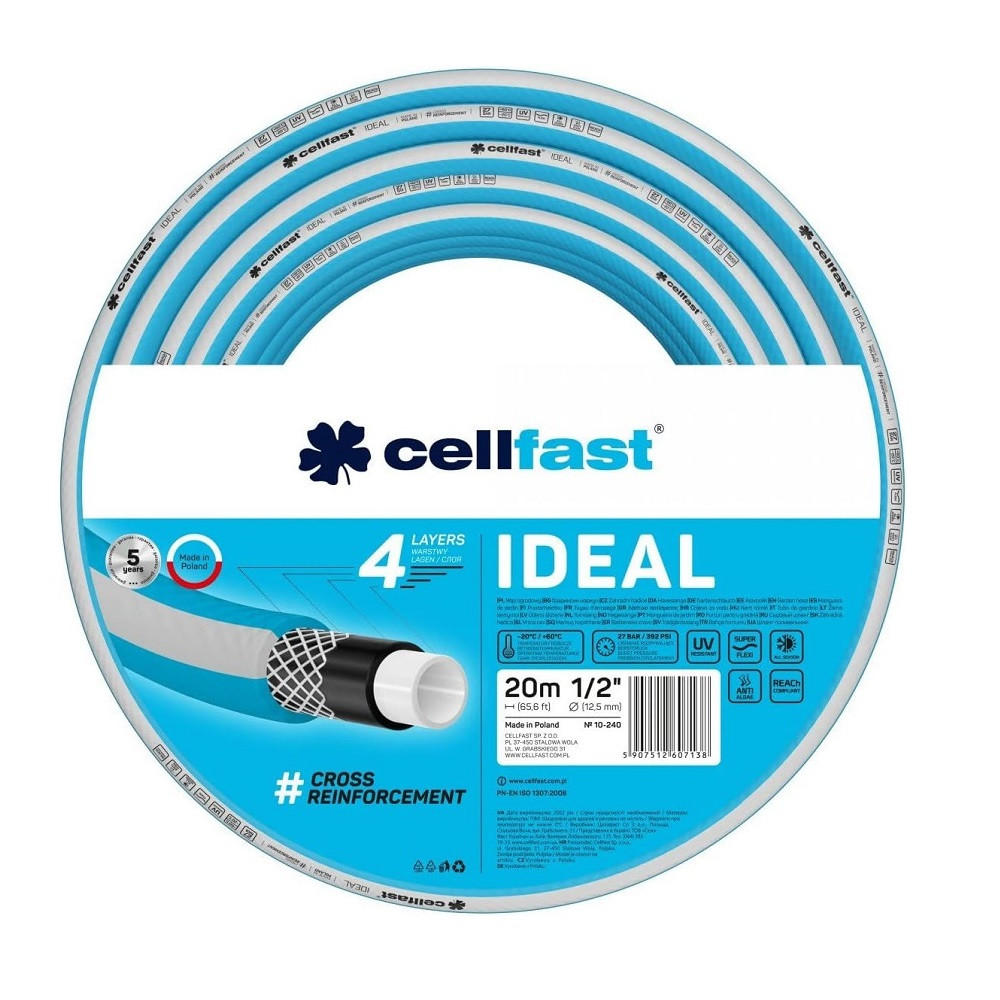 Cellfast Gartenschlauch Transparent 2000 cm