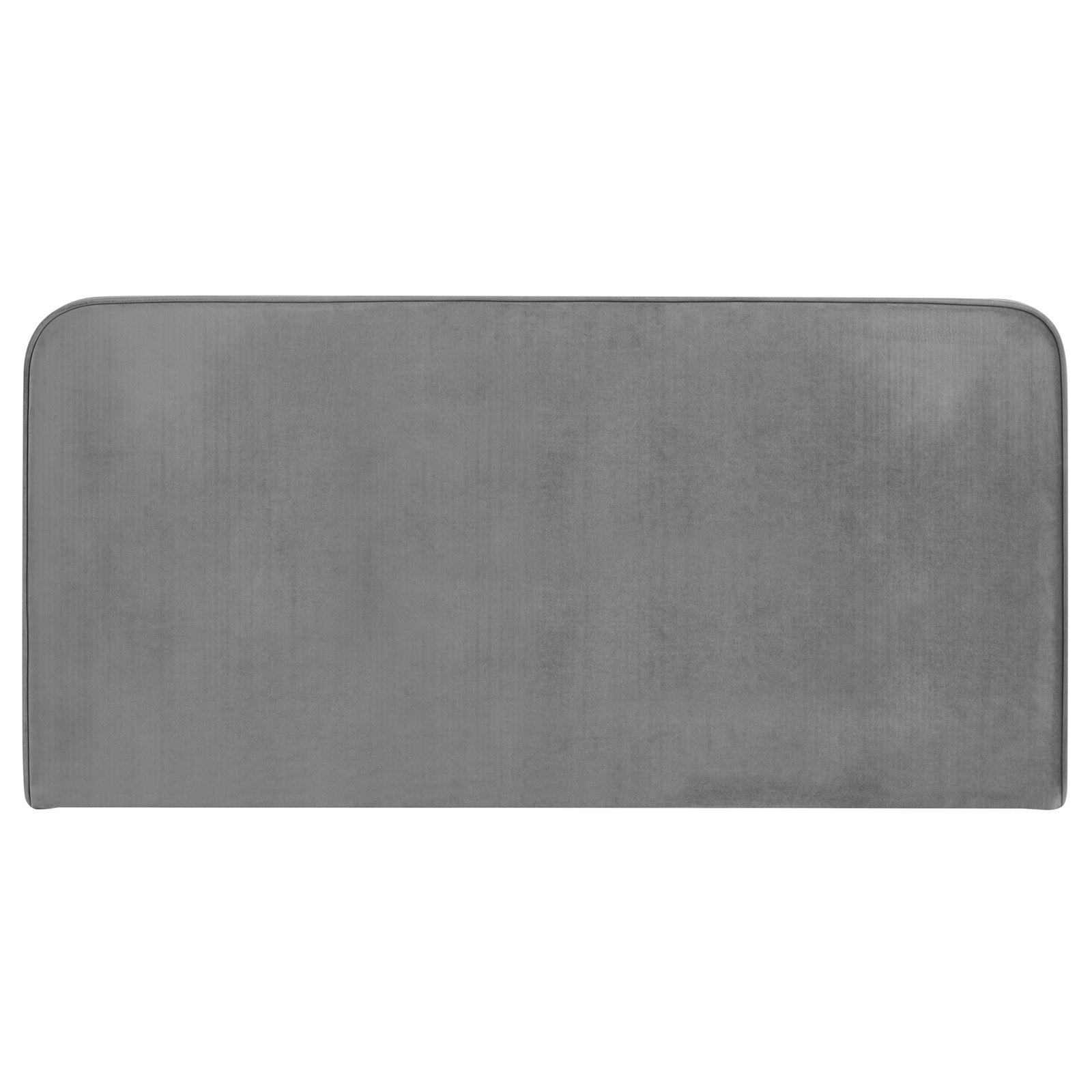 Idimex Kopfteil Grau 140x68x6 cm
