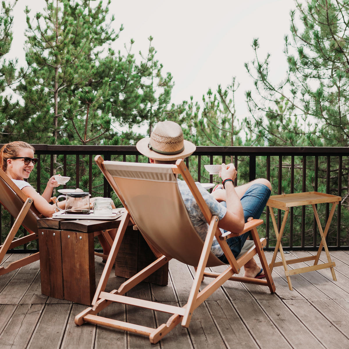 TABLETTTISCH - Hellbraun, Holz (38.5/50/66cm) - Relaxdays