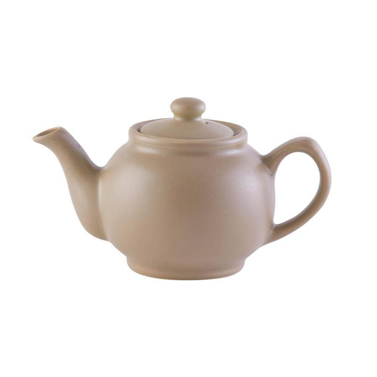 TEEKANNE 1100 ml Steingut matt taupe, für 6 Tassen - Taupe, Keramik (1.1L) - Price & Kensington