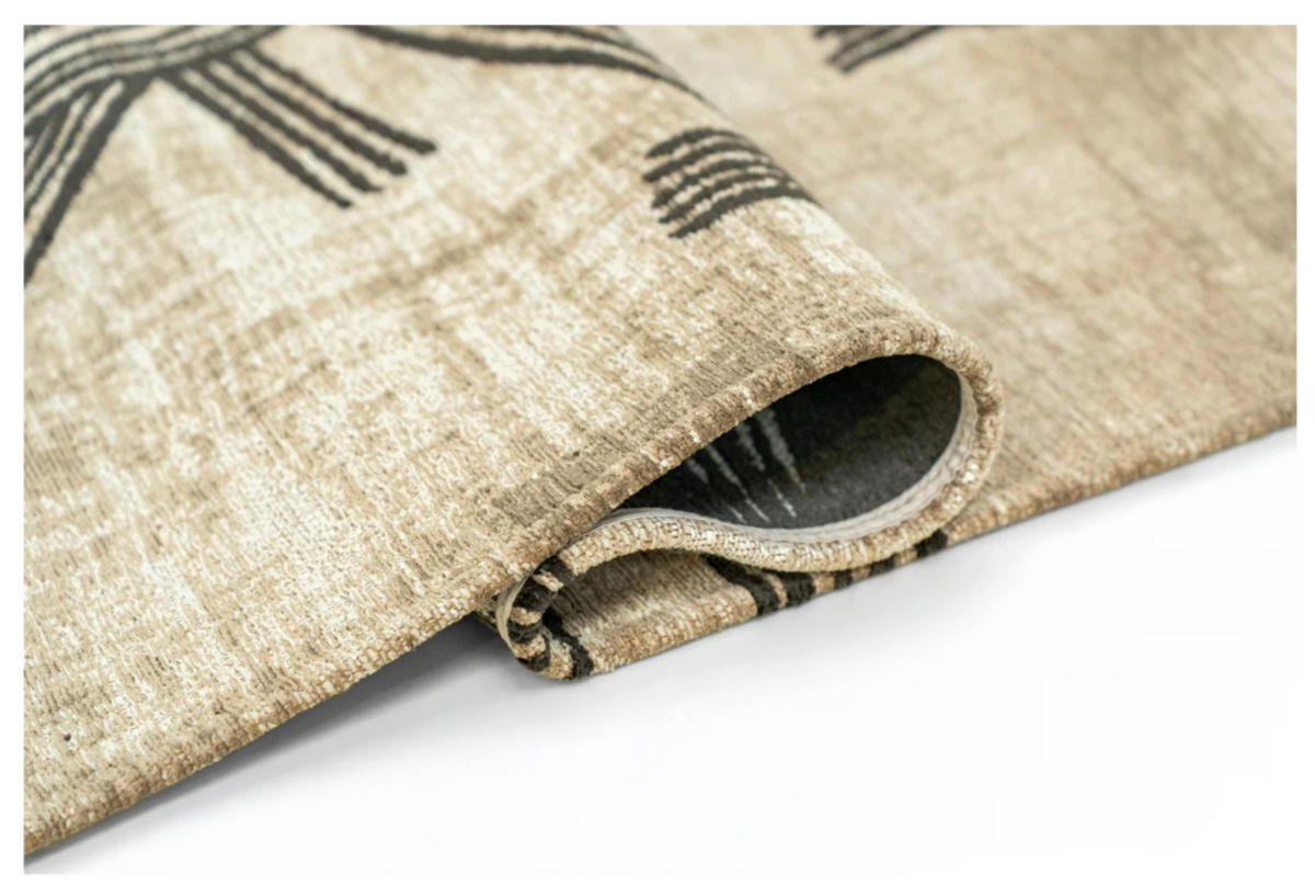 TEPPICH modern Flachgewebe KATANA Beige 170 x 240 cm - Beige, Textil (170/240cm) - Novatrend