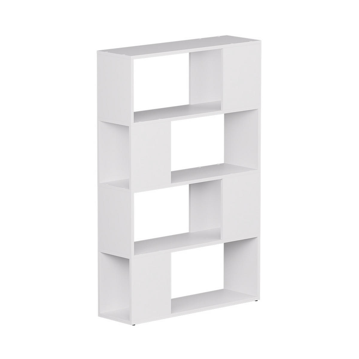 RAUMTEILER Eneos Weiß 80 x 124.5 cm - Weiß, Holzwerkstoff (80/124.5/24cm) - Vicco