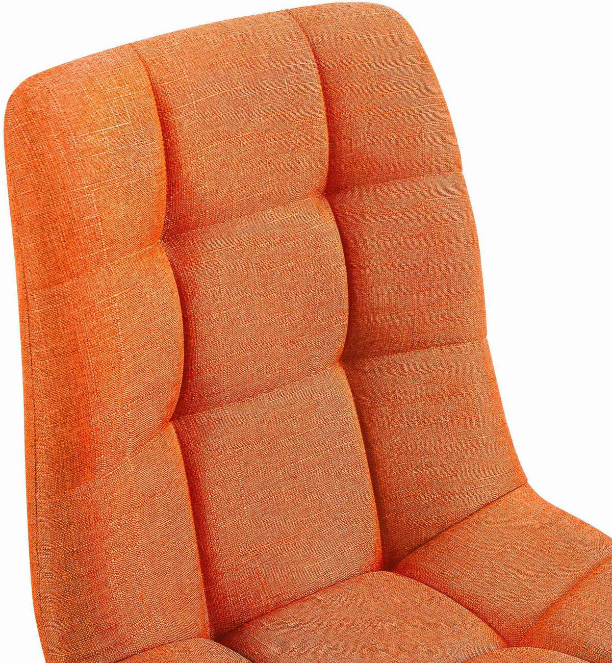 STUHL Stoff Orange - Orange, Textil/Metall (45/84/55cm) - CLP