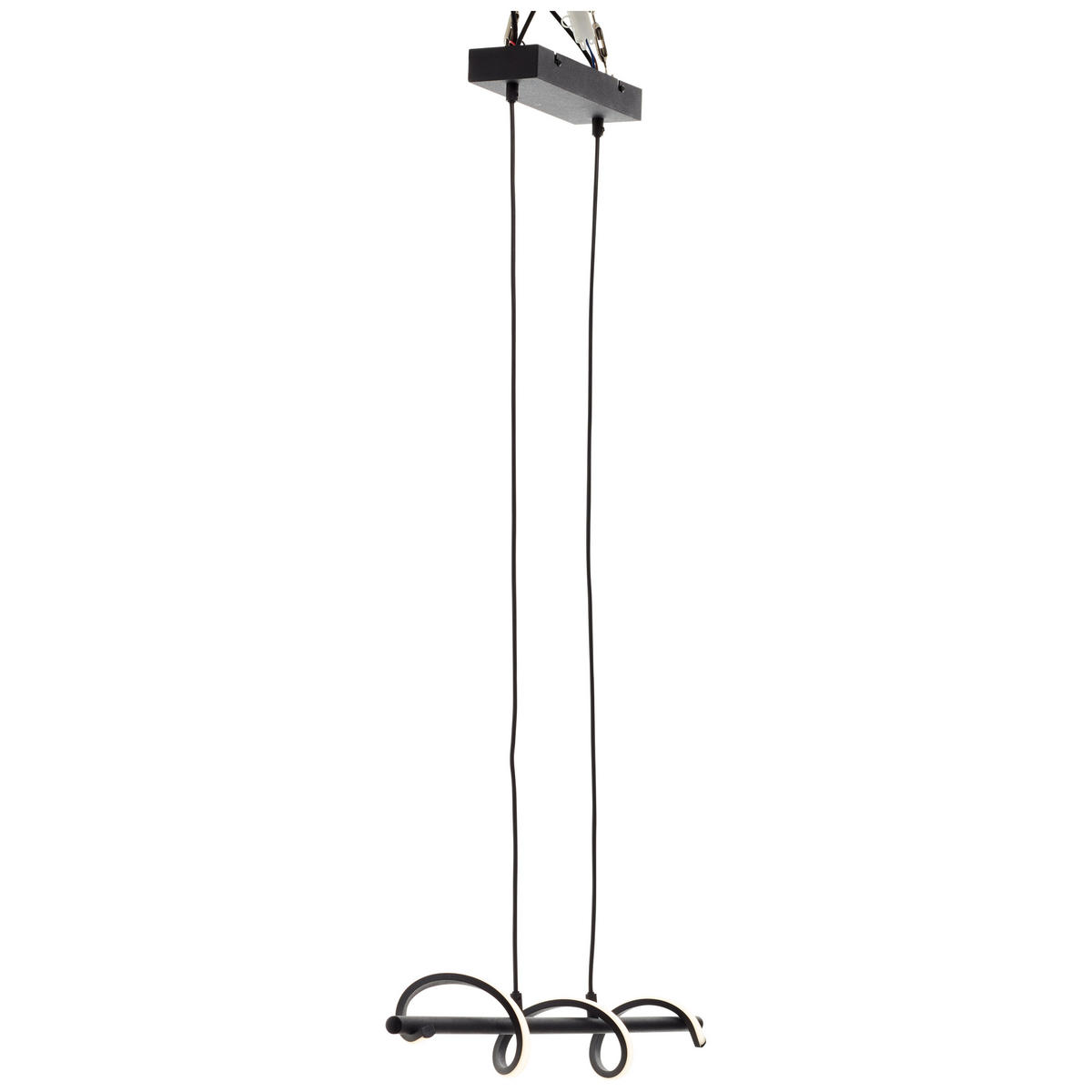 PENDELLEUCHTE Eunice G99271/76 - Schwarz, Metall (9.7/80/150cm) - Brilliant