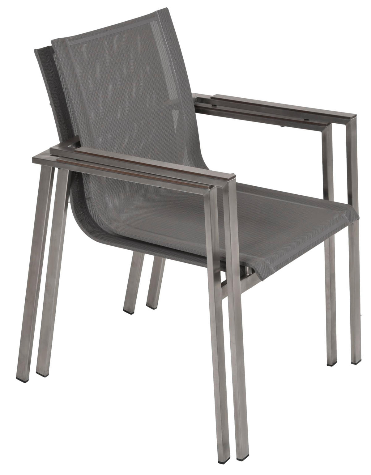 GARTEN-SITZGRUPPE Gino 9-teilig Gartenmöbel-Set - Grau, Kunststoff - DELUKE