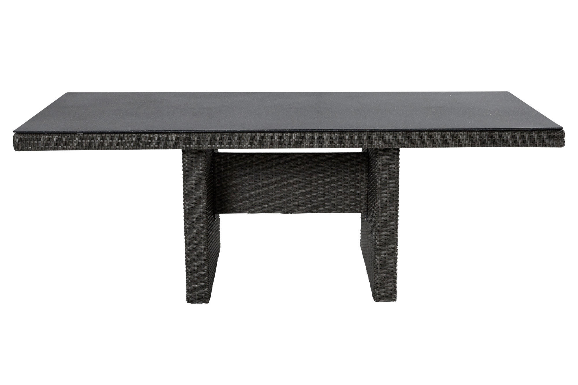 GARTENTISCH Kansas 220x100x75 cm, Glas-Keramik, Grau-Mix - Grau, Keramik (100/220/75cm) - dasmöbelwerk