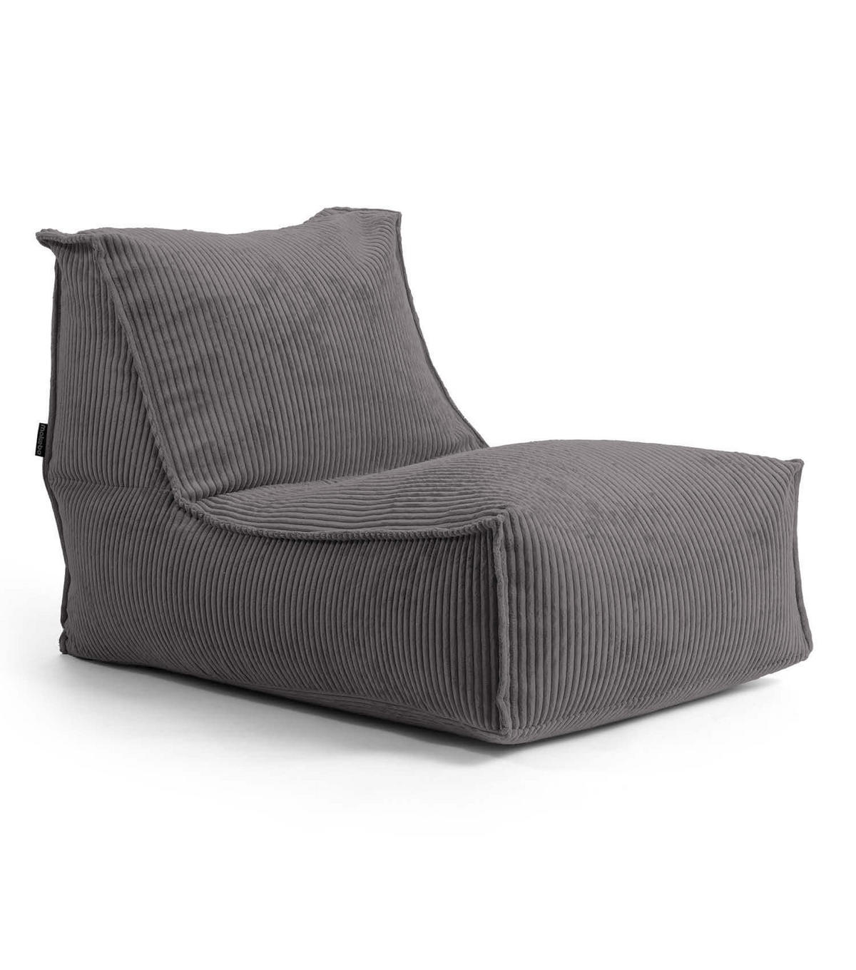 SITZSACK Cord Der Gelassene - Anthrazit, Textil (100/65/65cm) - Mokebo