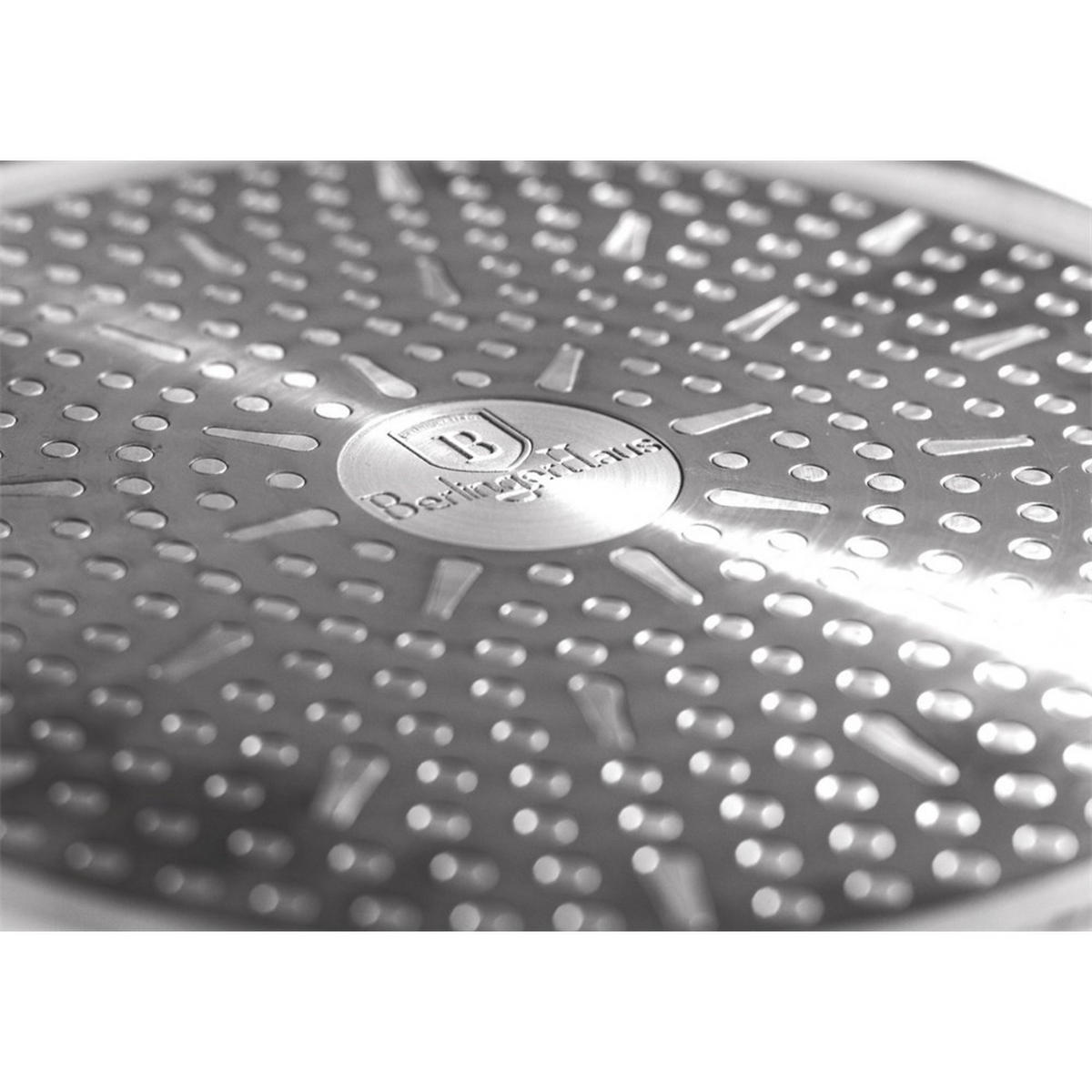 GRILLPFANNE Schwarz 28/28/4.1 cm BH1846 - Schwarz, Metall (28cm) - Berlinger Haus