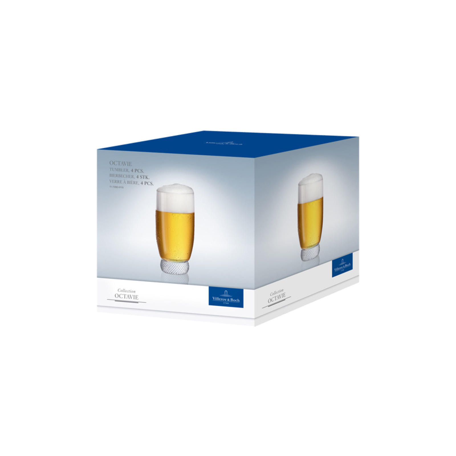 BIERGLÄSER Octavie transparent 385 ml 4er Set - Transparent, Glas (0.385L) - Villeroy & Boch