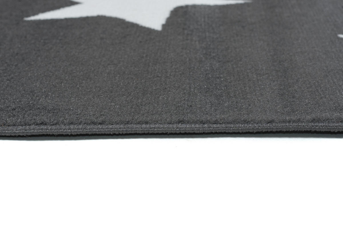 TEPPICH LUXURY Dunkelgrau Geometrisch Sterne 300/400 cm - Dunkelgrau, Textil (300/400cm) - Tapiso