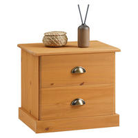 NACHTKOMMODE PARIS - Braun, Holz (48/44/39cm) - IDIMEX