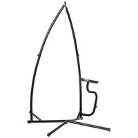 HÄNGESESSEL Gestell Metall Schwarz - Schwarz, Metall (110/110/210cm) - Outsunny
