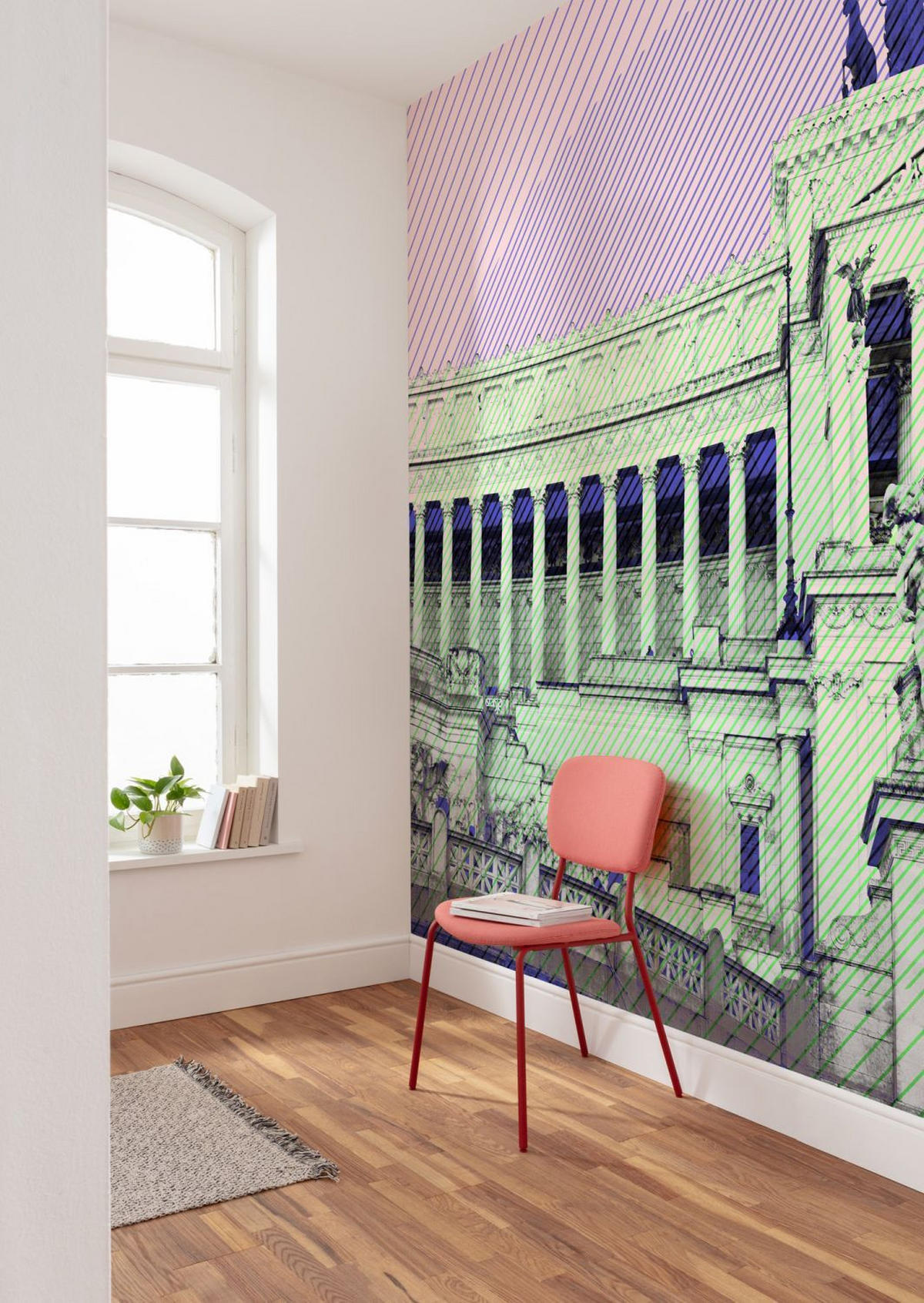 FOTOTAPETE Rom 300 x 250 cm - Lila, Papier (300/250cm) - Sanders & Sanders