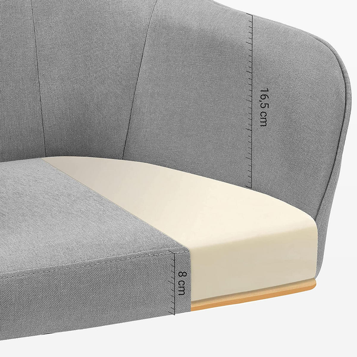 BÜROSTUHL SCHREIBTISCHSTUHL - Grau, Leder (69/93/65cm) - Hansiro