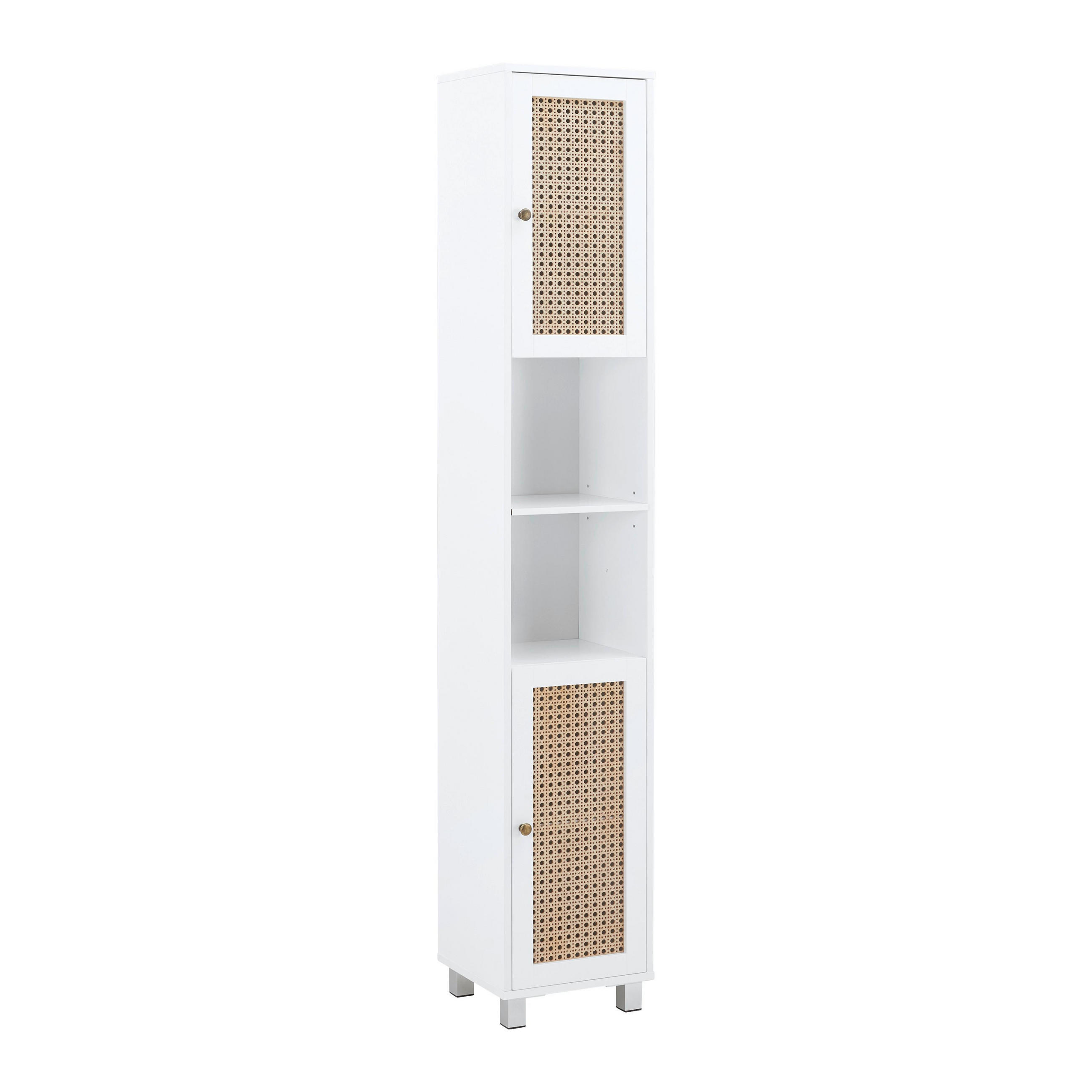 Bessagi Home Hochschrank Natur 32x180x30 cm