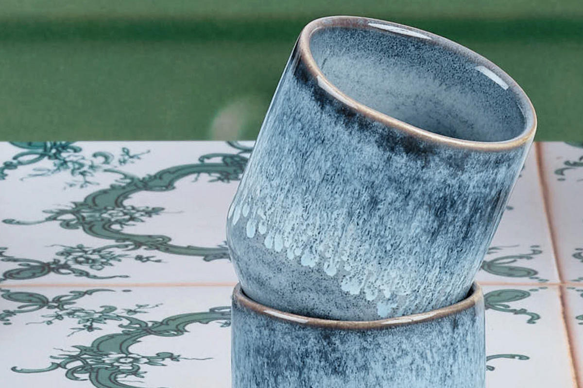 TASSEN Genesis 80ml - 6er-Set - Meer - Blau, Keramik (0.08L) - Björn