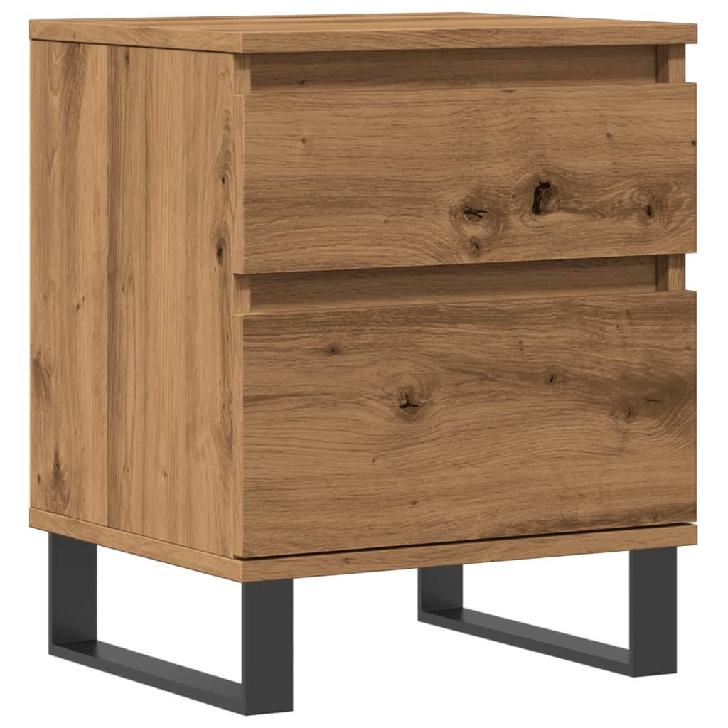 NACHTTISCH Artisan-Eiche 40/35/50 Cm Holzwerkstoff - Braun, Holzwerkstoff (35/50/40cm) - vidaXL