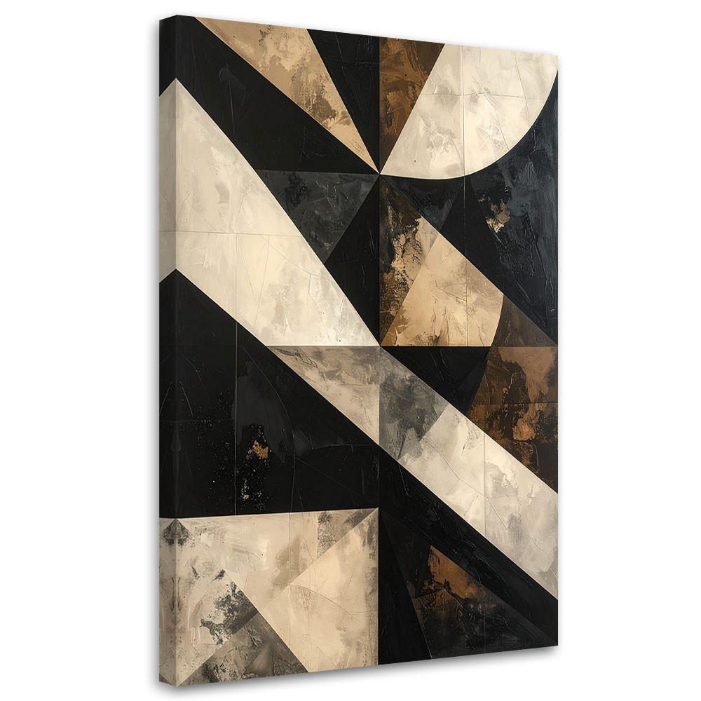 LEINWANDBILD Abstraktion 70x100cm - Beige, Textil (70/100cm) - Feeby